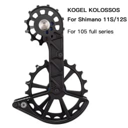 Kolossos Derailleur Pulley Wheel Oversized Bearing 82g for 105 ULTEGRA R9100 R8000 11s & Sram Red Force ETap AXS 12 Speed