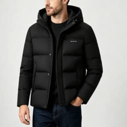 High Quality Mens New Parkas Fluffy Warm Puffer Coat Korean Style Versatile Casual Detachable Hood Parkas Cold Resistant Coat