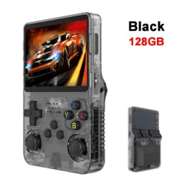 R36S Retro Handheld Game Console Linux System 3.5 Inch IPS Screen Portable Pocket Video Player 64GB/128GB Storage Kid Boy Gifts