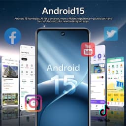 K-Touch C26 Ultra Mobile Phones Smartphone Android 7.3 Inch Cell Phone 22GB 2TB 8000mAh Octa Core Face Unlock 5G Dual SIM 16+48MP Camera Cellphones