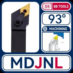 BB DNMG Insert MDPNN MDJNR MDQNR DNMG150404 External Lathe Turning Tool Holder Right Left Cutting Metal Steel 1616 2020 2525