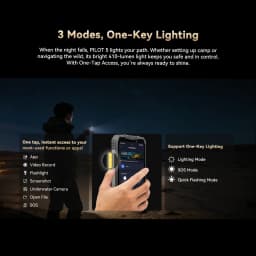 Blackview OSCAL PILOT 5 5G AI Rugged Phone,8(+24)GB RAM 256GB ROM UNISOC T8100,6.67 Inch 120Hz Display,15000mAh 33W Fast Charging,NFC,5W Built‑in Speaker,16MP+13MP Camera,Android 16 Outdoor Smartphone