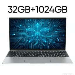LENO 15.6' Laptop Windows 11 32GB 2TB Intel Core I9 9880H 1920*1080 HD Gaming Computer PC Gamer Office Ultra Slim Notebook