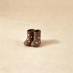 1:12 Miniature Realistic Silicone Rain Boots Suitable for Mini House Decoration