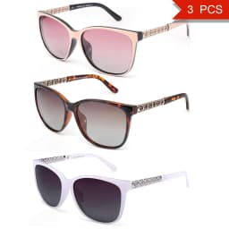 1/3PCS Polarized Women Fashion TR Memory Frame Polarizing Sunglasses Women Are Uniquely Designed To Protect Against UV 400