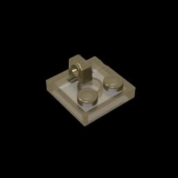 Gobricks GDS-825 Hinge Plate 2 x 2 Locking with 1 Finger on Top compatible with lego 92582 pieces of children's DIY