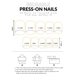 24pcs Short Square Shaped False Nails Black White Zebra-printed Polka Dot French Style Press On Nails Sweet DIY Manicure Art