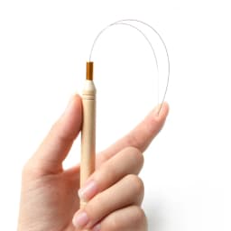 1/3/6/12PCS Hook Needle Tools Wooden Handle Hook Needle Lace Wig Making Knitting Micro Rings Loop Hair Extension Weaving