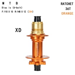 6 Colors Available 28H 36T MTB Rear Hub Super Lightweight CNC Alloy Boost 148mm Mountain Bike Compatible With XD HG MS Freewheel