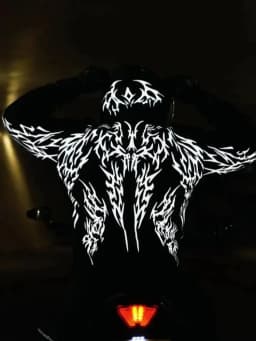 Men's Reflective Motorcycle Hoodie Set Reflective Graphic Oversized Urban Rebel Casual Daily Night Streetwear Hoodie Tops Y2k