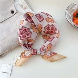 56cm Print Geometric Pattern Headscarf Scarf Square Scarves Kerchief Neckerchief Bandanas Neck Wraps Hair Ribbon Band Headband