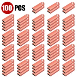 10/50/100 Pcs Free Custom Logo Metal USB Flash Drive 64GB 32GB 8GB 4GB Memory Flash USB Stick Pen Drive 128MB 512MB PenDrive 2.0