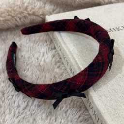Red New Year Headbands Autumn/Winter Retro Woolen Knitting Hair Band for Woman Girls Temperament Hair Hoop Christmas Accessories
