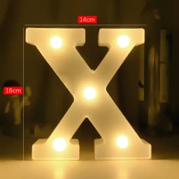 Creative Luminous Digital Number Letter Light AAA Battery Powered Lamp Night Light for Christmas Wedding Birthday Party Decor