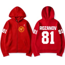 Heated Rivalry Ilya Rozanov 81 Boston Raiders Merch Zipper Hoodies Men's Women Clothing Fashion Zip Up Sweatshirts Jackets Coats