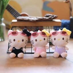 *New Cartoon Keychain Plush Stuffed Soft Doll Keychain Cartoon Plushies Bag Pendant Accessories Girls Gift Toys