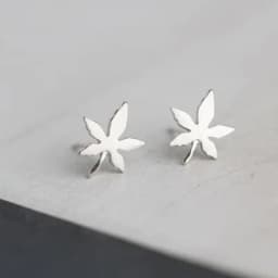Silver Plated Creative Ear Hole Earrings for Women Prevent Korean Style Stud Earrings Allergy Earrings Fine Jewelry Accessories