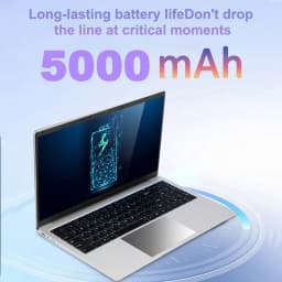LENO 15.6" Laptop Ultra Slim Windows 11 Intel N3700 16GB RAM 2TB SSD Notebook Gamer 1920*1080 Display Office Study Computer PC