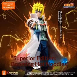 Genuine Blokees Naruto Model Kits Namikaze Minato Hatake Kakashi Haruno Sakura Madara Sasuke Figures Assembly Trendy Toy Gift