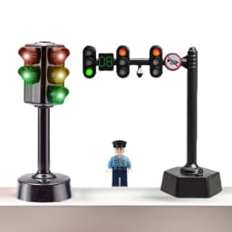 New Traffic Light Signs Toy Traffic Light Lamp Base Simulation Road Light Safety Traffic Lamp Home Transportation Ornaments