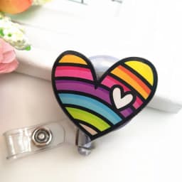 Cute Credit Card Clip Cartoon High Quality Retractable Hospital Nurse Badge Holder Reel Cute Cartoon ID Card Holder Keychains