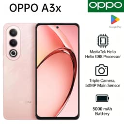 2026 New OPPO A3x Global Version Smartphone 6.67 Inch 120Hz HD Display Large 5100mAh Battery 45W Fast Charge Dual SIM Mobile