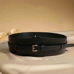 Simple Width Belt for Women Vintage Wide Leather Waistband Genuine Leather Waist Belt Fashion Wide Belts