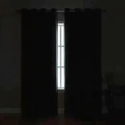 Blackout Thermal Curtains with Inner Lining, Noise Reduction Drapes for Bedroom Balcony Window, Thickened Privacy Shades
