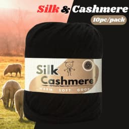 10pcs Silk Cashmere Yarn DK Double Knitting, High Quality, Soft and Warm, for Crochet and Knitting, for Christmas, Halloween, Ea