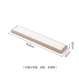 Champagne White Display Case Necklace Rack High-End Jade Jewelry Display Props Counter Display Crystal Exhibition Stand