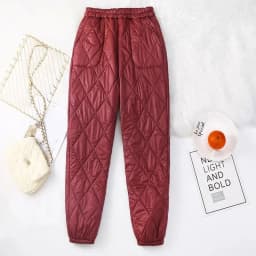 Winter Ultra Light Windproof Pants Quilted Warm Casual Snow Wear pantalones Womens Elastic High Waist Thick Baggy Sweatpant New