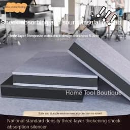 Drum Soundproofing Pad, Speaker Shock-Absorbing Pad, Piano Treadmill Soundproofing Pad, Shock-Absorbing Board High Density
