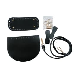 HOT 1 Set Woven Bag Accessories DIY PU Leather Handmade Crochet Bag Bottom Strap Buckles Handmade Bag Accessories Woven Bag Set