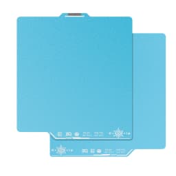 BIQU Panda Build Plate CryoGrip Pro Glacier/Frostbite Spring Steel 2-Sided Textured for BambuLab P1P P1S P2S A1 X1 3D Printer