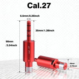 22LR 22 LR 40S&W 30-30 .25 .27 7mm 6.5mm 177 7.62 300win 12GA 45ACP 223rem 9mm Laser Training Bullet Bore Sight Dry Fire Laser