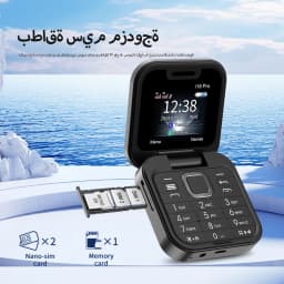 Foldable Mini Mobile Phone Speed Dial 1.77'' Display Dual SIM Cellphone Flashlight Blacklist Magic Voice FM Radio Fold Telephone