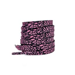Bursting Texture Rubber Shoelaces Leopard Laces for Sneakers AF1 Men Women Sport Basketball Shoe Laces 120/140/160cm Accessories