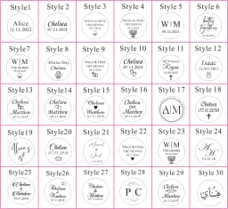 20/50/60/80/100Pcs Personalized Henna Party Round Tags Engraved Baptism Baby Name Wedding Circle Tags For Henna Day Custom Gift