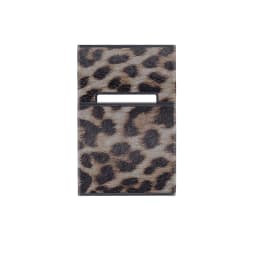Leopard Cigarette Case for Woman Men Leather Box Holder Smoking Accessories Button Design 4 Colors