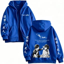 Anime "Attack on Titan" Mikasa Ackerman Allen Yeager Zipper Hoodie Men's Clothing Long Sleeve Zipper Hoodie Jacket Coat