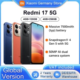 Global Version redmi 17 5G Smartphone 5G 6.9' Display Snapdragon@ 4 Gen 5 with 5G 7500mAh Battery 45W Turbo Charging