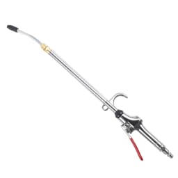 44-64CM Extendable Industrial Air Blow Gun Extensible Stainless Steel Air Flow Nozzle Pneumatic Air Dust Air Blower 360° Swivel