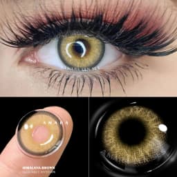 AMARA Colored Lenses Eyes 1Pair Yearly Colored Contact Lens For Eyes Beauty Contact Lenses Eye Cosmetic Color Lens Eye Makeup