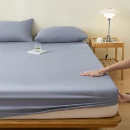100% Waterproof Mattress Cover Protector Adjustable Non-slip Bed Fitted Sheet With Elastic Band for King Queen 90/140/160/200
