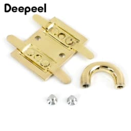 2/4Pcs Deepeel 30mm Gold Side Clip Buckles Bag Metal Lock Clasp O Ring Decor Snap for Handbag DIY Hardware Crafts Accessories