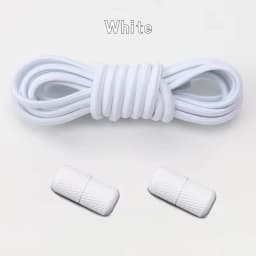 17 Colors Round Elastic Laces Without Ties Metal Buckle Shoelace Sneakers Quick Shoelaces Shoe Accessories 1Pair/2Pair