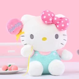 20cm Genuine Hello Kitty Plush Dolls Sanrio Characters Anime Stuffed Doll Room Decoration Pillow Desktop Ornaments For Girls