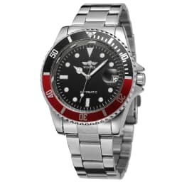 Winner Automatic Mechanical Men Watch Top Brand Luxury Rotating Bezel Timer Luminous Dial Date Calendar Male Classic Wristwatch