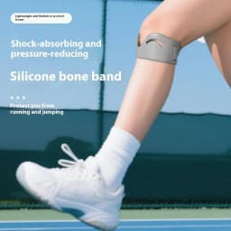 1/2Pcs Silicone Patella Tendon Knee Straps Flexible Lightweight Knee Support Protector Breathable Elastic