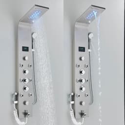 Bathroom Shower Panel LED Rainfall/Waterfall Shower Head